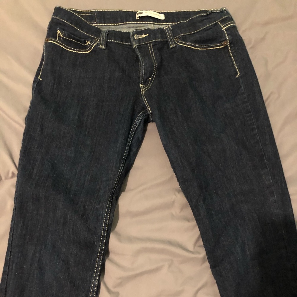 Levi’s Dark Wash Low Rise Jeans